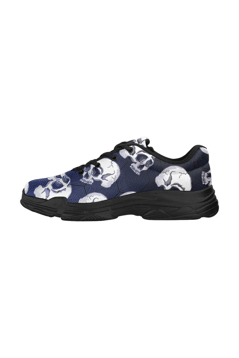 Skull Print Running Shoes