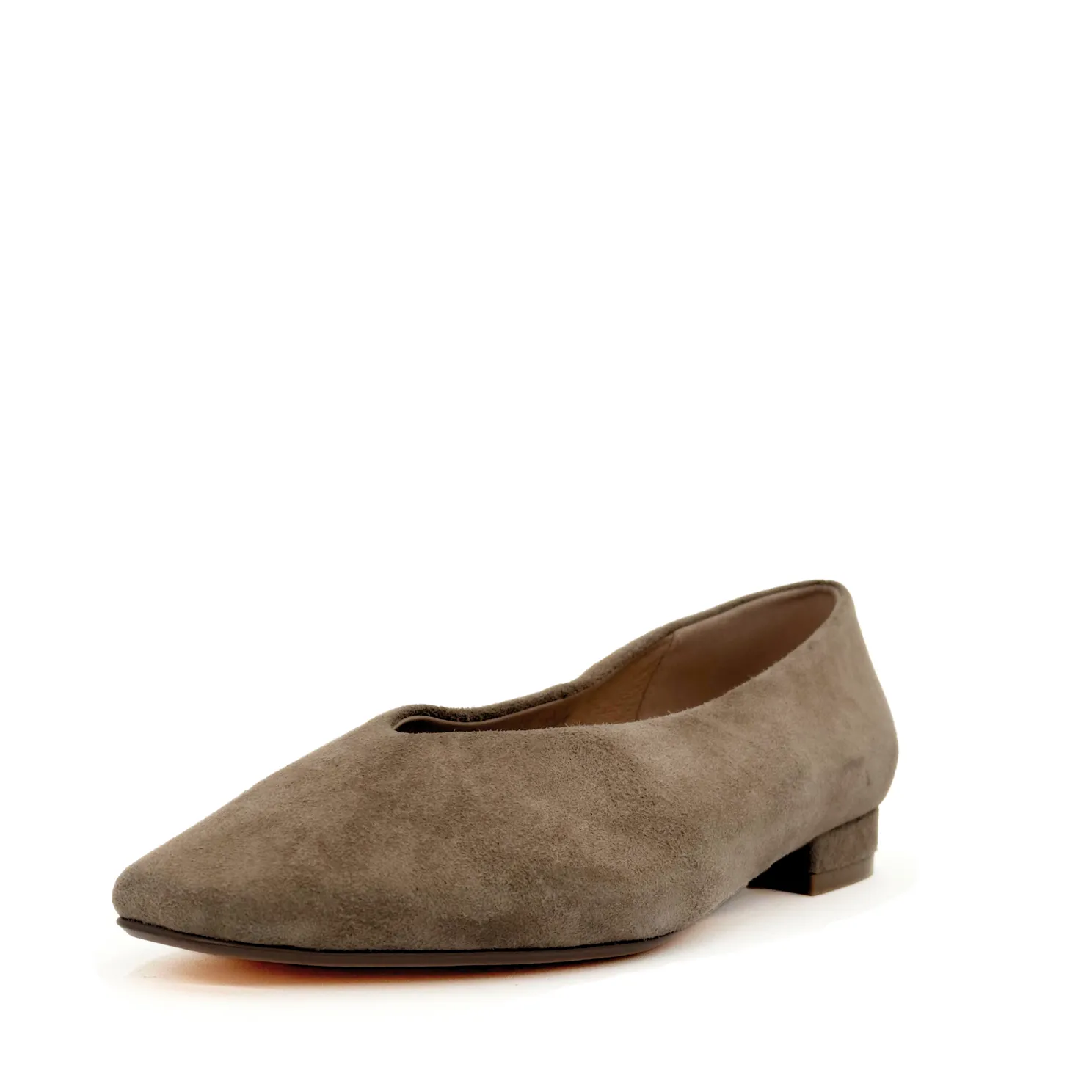 Slick Suede Ballet Flats