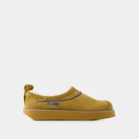 Slides Slip On - Ader Error - Leather - Camel