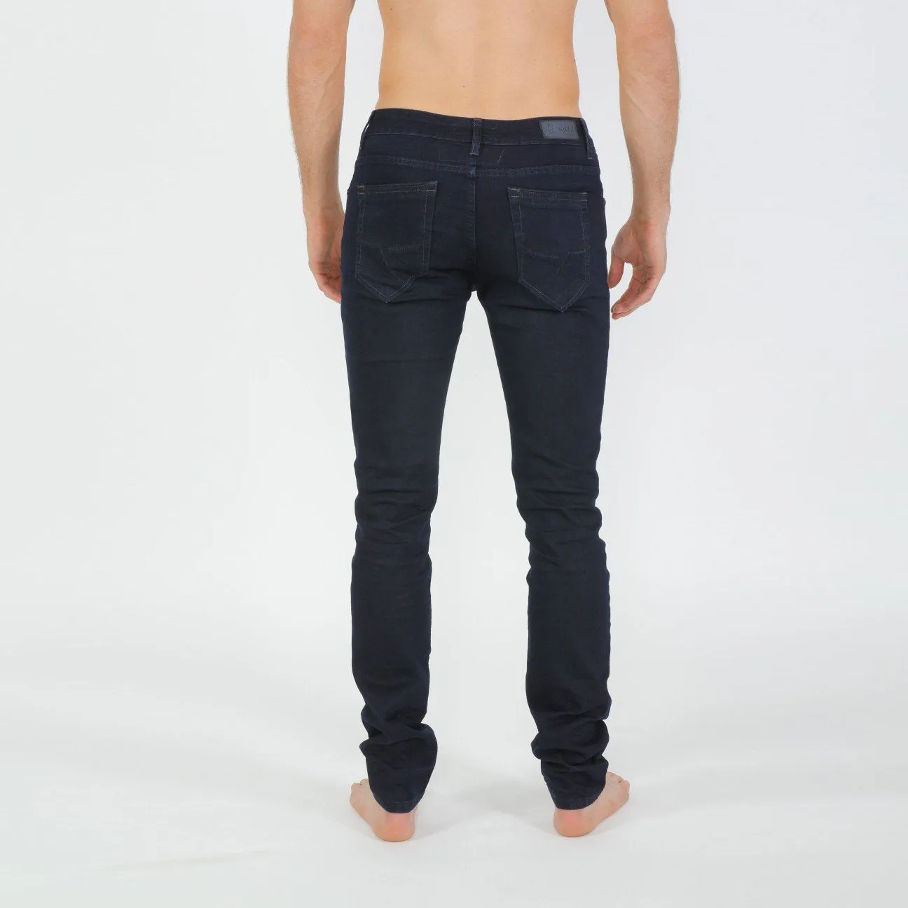 Slim Fit Dark Blue Jeans #EIG-23