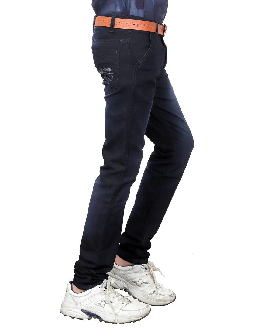 Slim Fit Navy Blue Colour Jeans