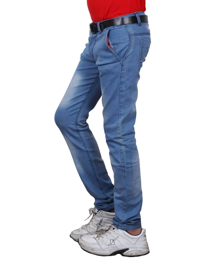 Slim Fit Sky Blue Colour Jeans