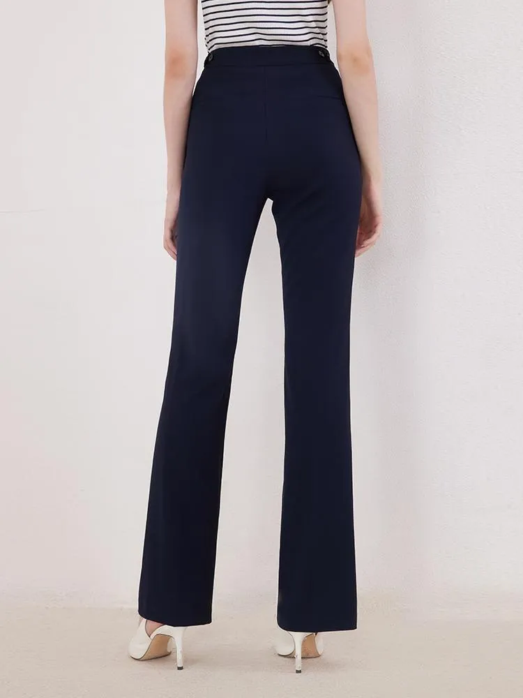 Slim Slit Flare Pants