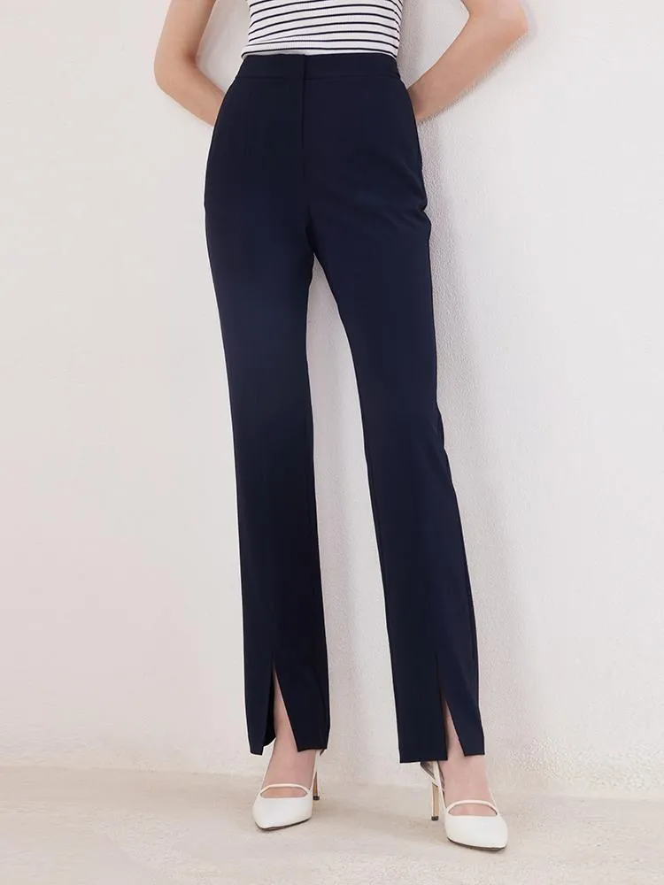 Slim Slit Flare Pants