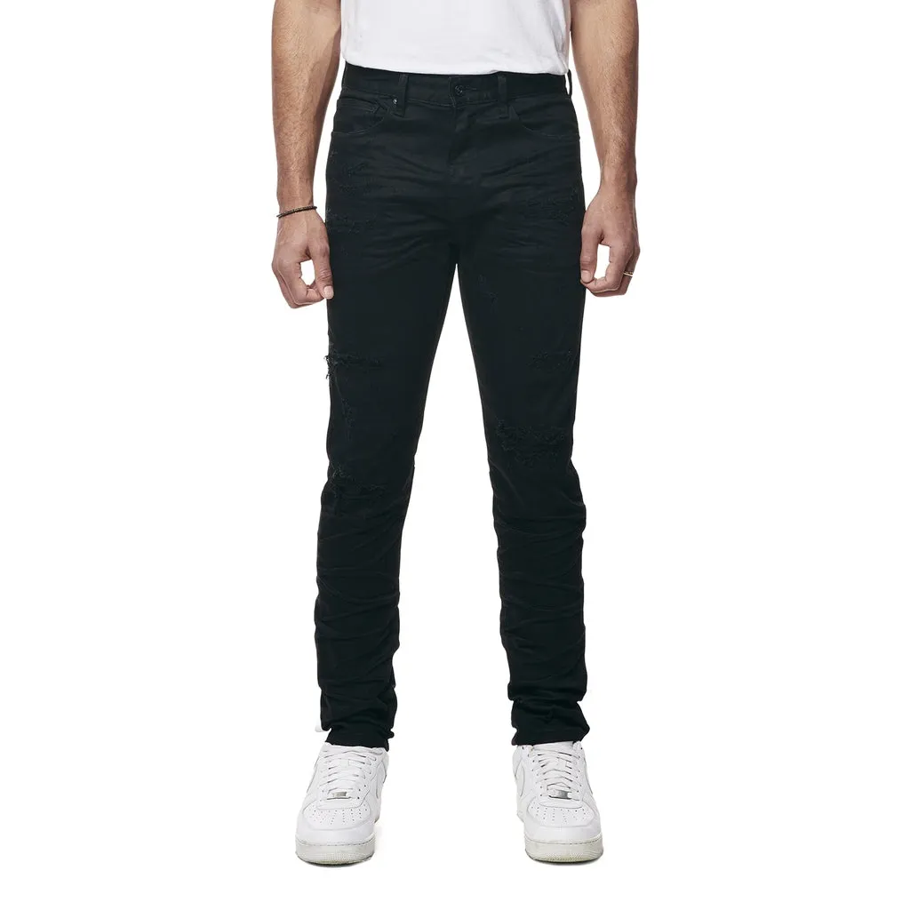 Slim Vintage Washed Jeans - Jet Black