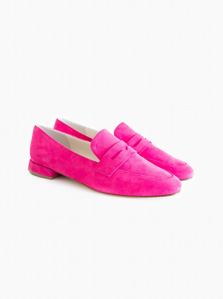 Sloan pink suede