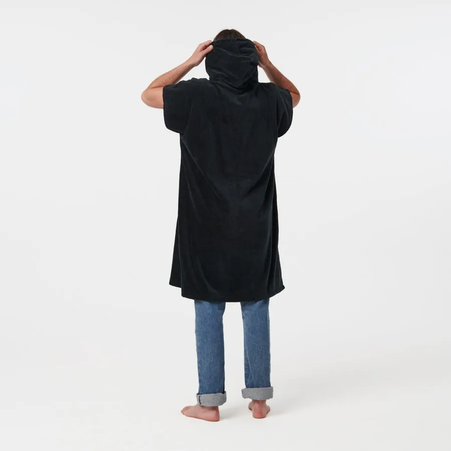 Slowtide The Digs Poncho Towel-Black