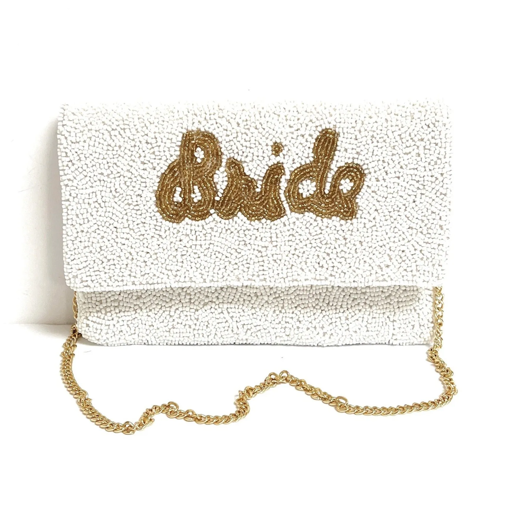 Small Bride Beaded Clutch Purse