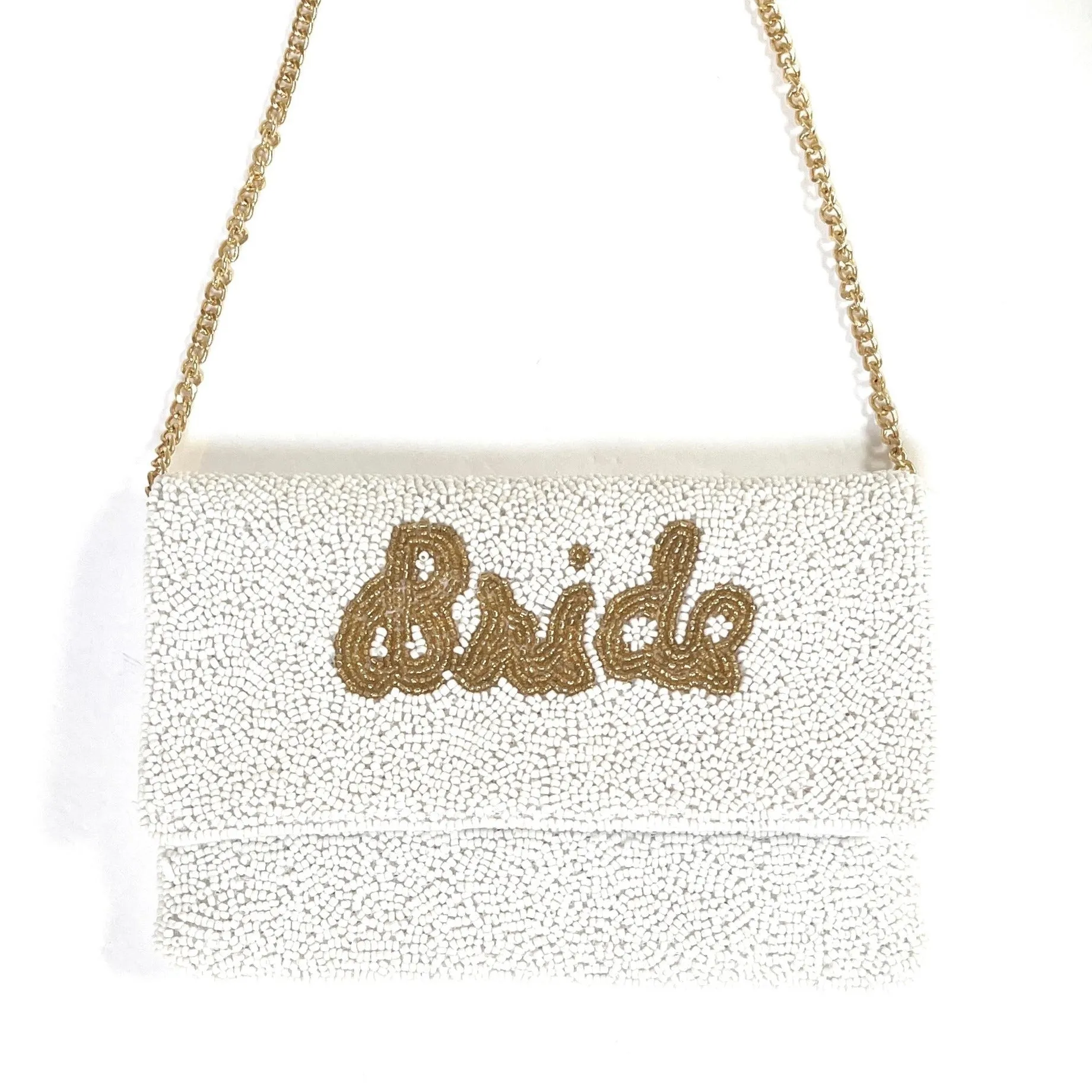 Small Bride Beaded Clutch Purse