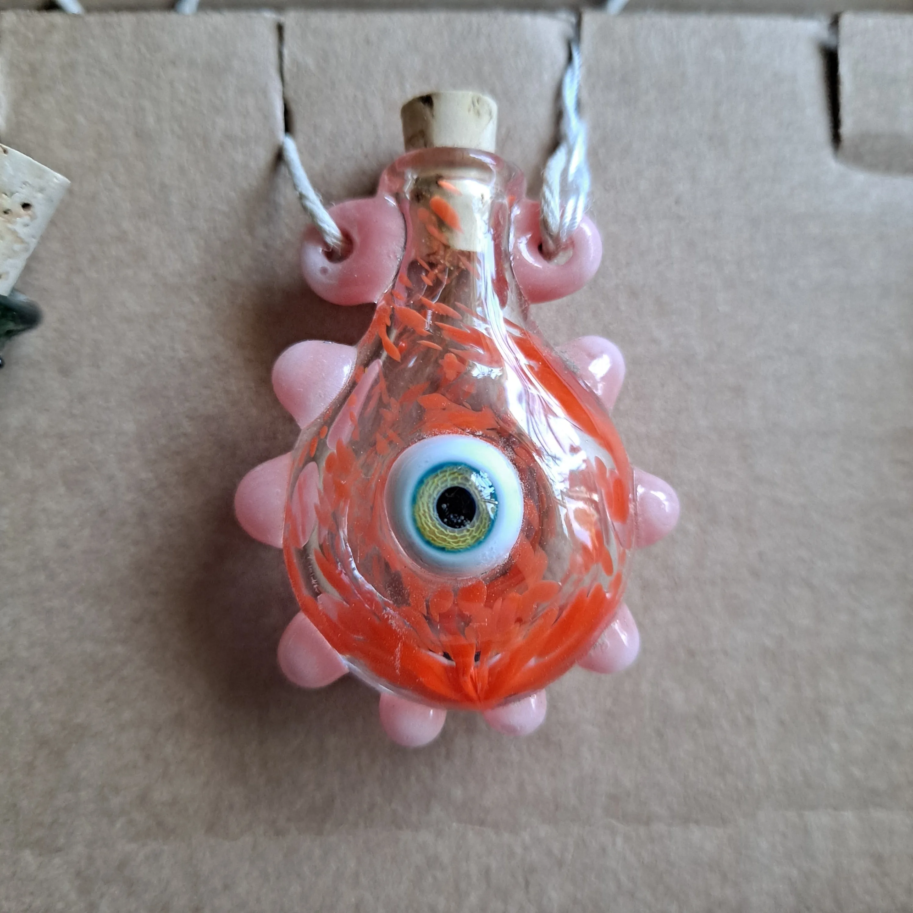 Small Eyeball Monster Potion Bottle Necklace Collection