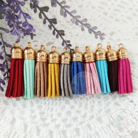 Small Faux Leather Tassel - (Assorted Pack)