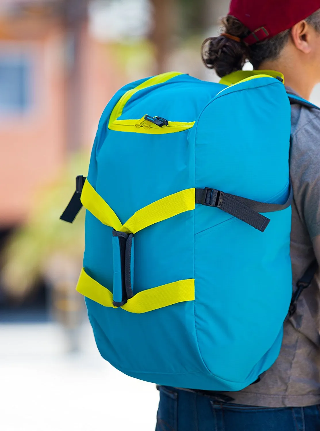 Smart Backpack - Teal/Yellow