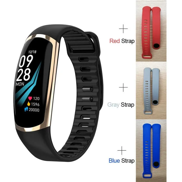 Smart Bracelet R16 Men Women Heart Rate Watch Sleep Monitor Blood Pressure Fitness Tracker Android IOS Color Message Sport Band