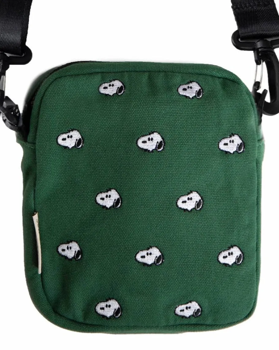 Snoopy Embroidered Crossbody Bag