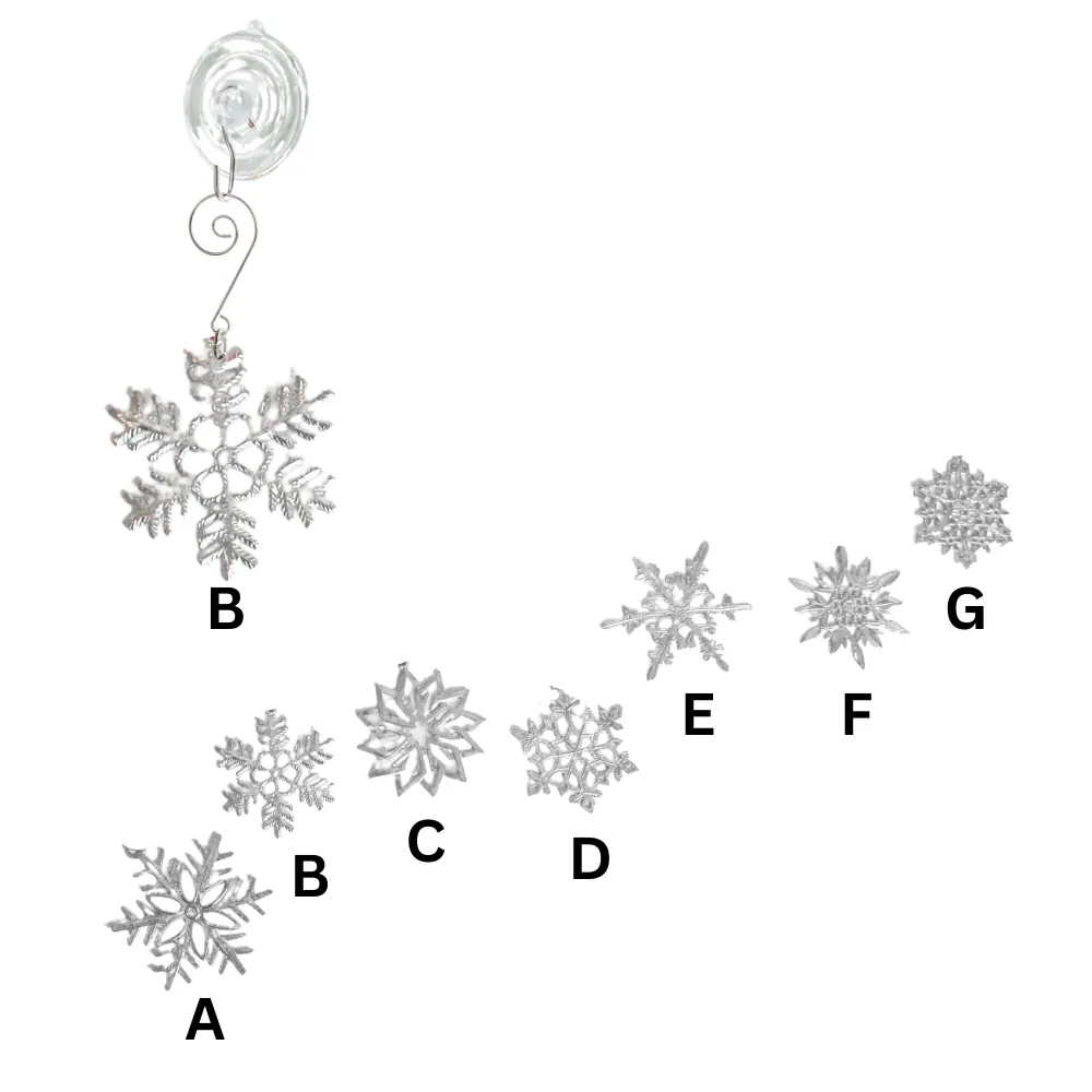 Snowflake Window Suncatcher - Winter Home Decoration