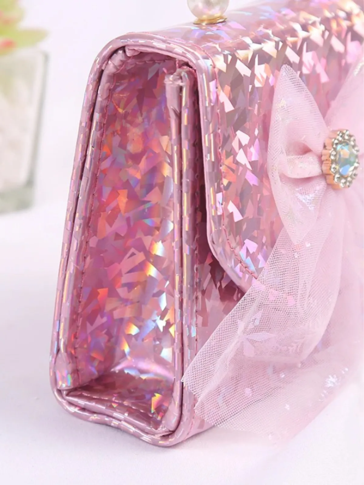 So Enchanting Pearl Handle Mini Bag