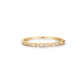 SOFIA | Baguette White Sapphire Band