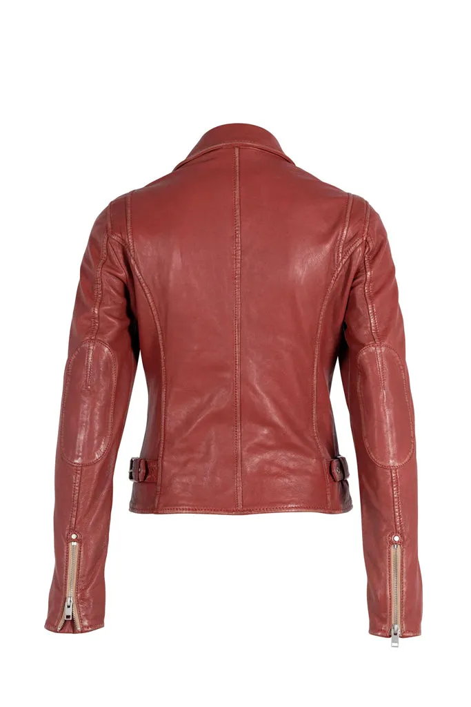 Sofia Leather Jacket - Astro