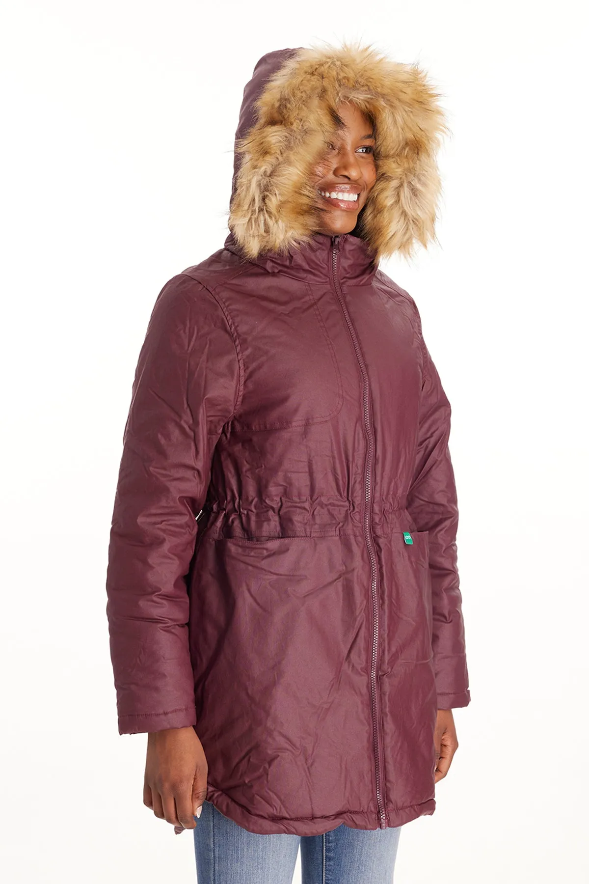 Sofia Waxed Shell 3 in 1 Maternity Parka