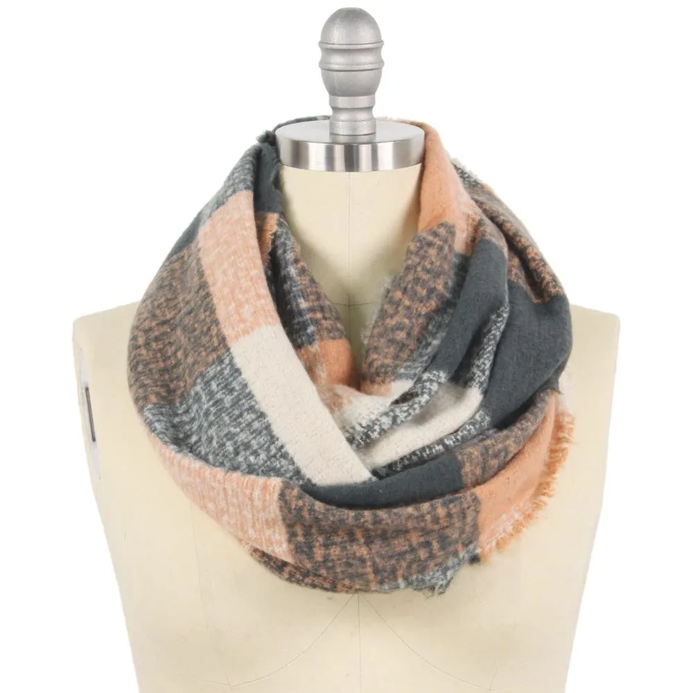 .Soft Knit \Infinity/ Scarf.