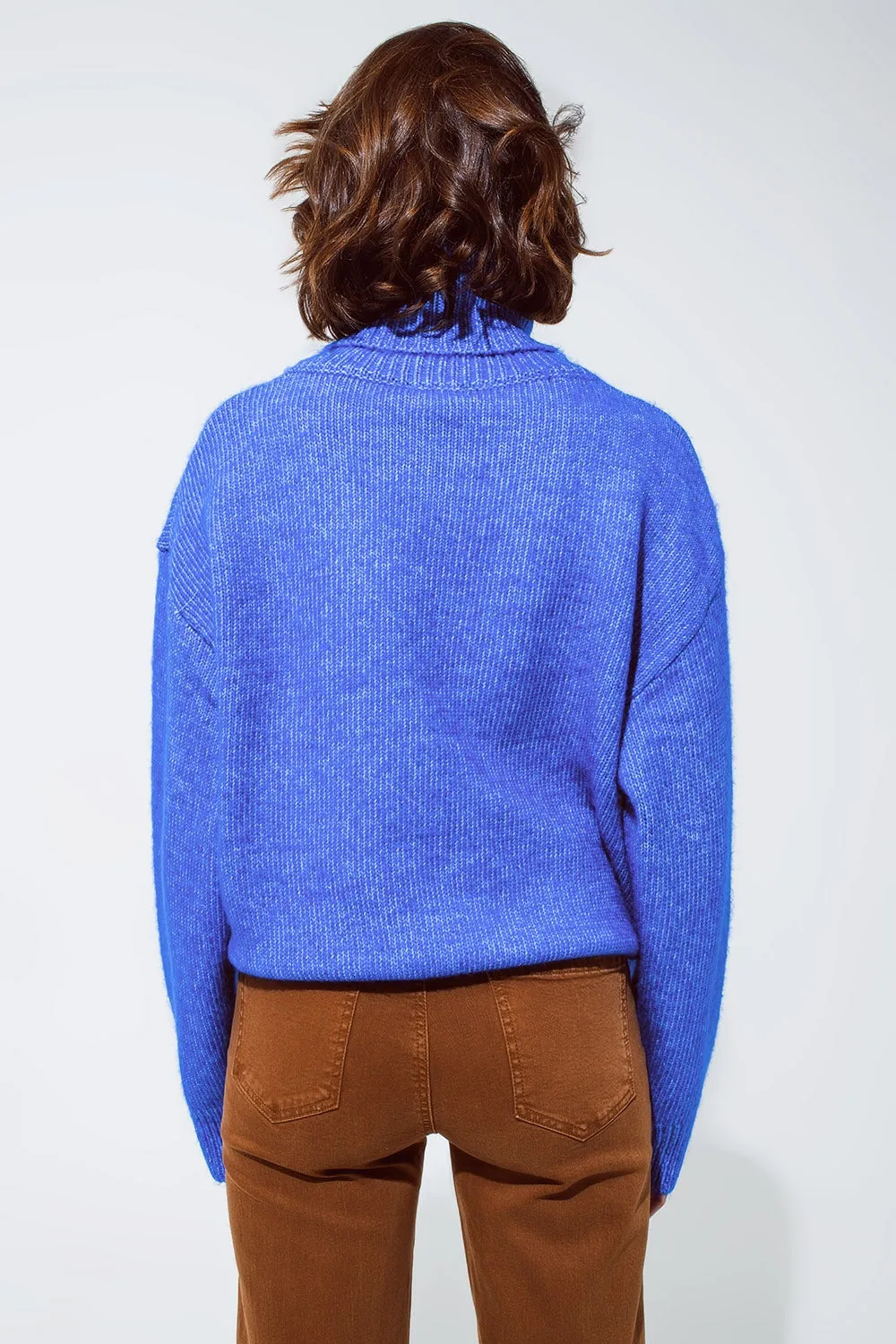 Soft Knit Turtleneck Sweater