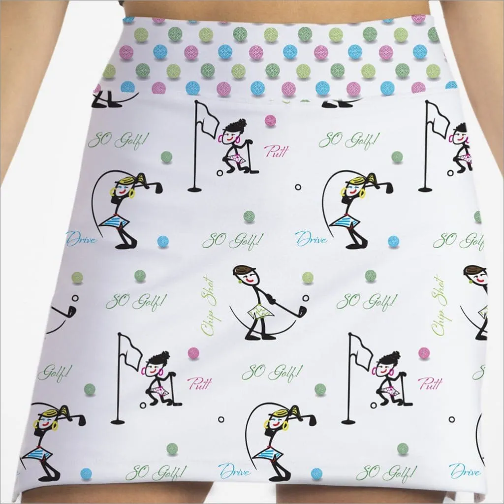 SOFY GOLFS WHITE SKORT