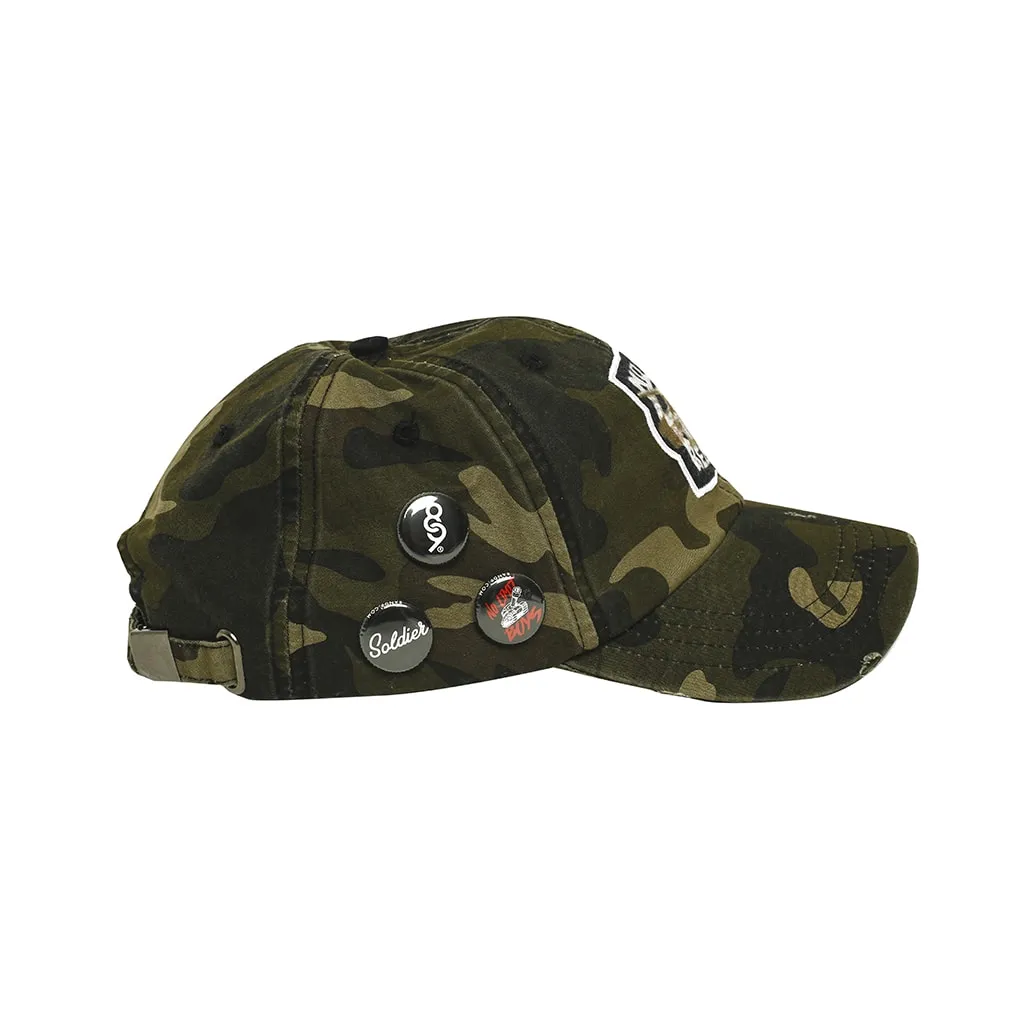 Soldier Distressed Vintage Hip Hop Hat Camo