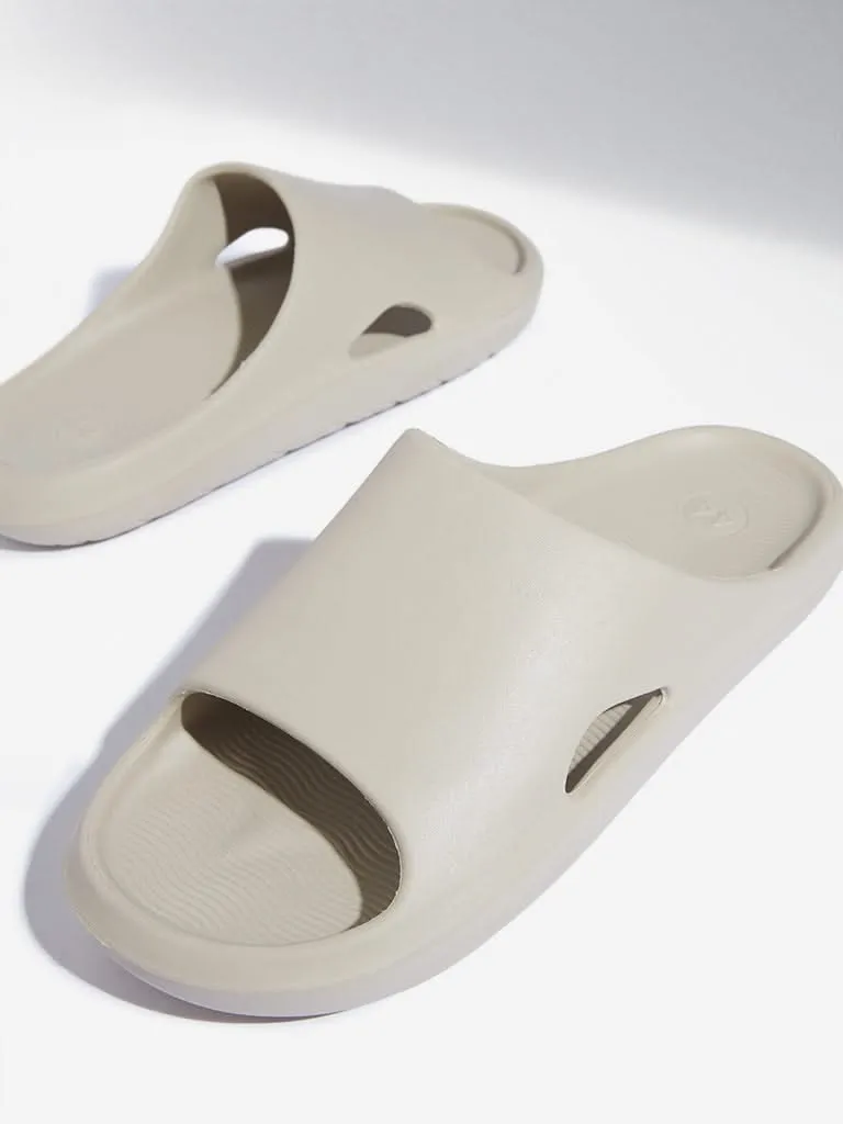 SOLEPLAY Beige Solid Pool Slides