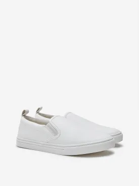 SOLEPLAY White Slip-On Shoes