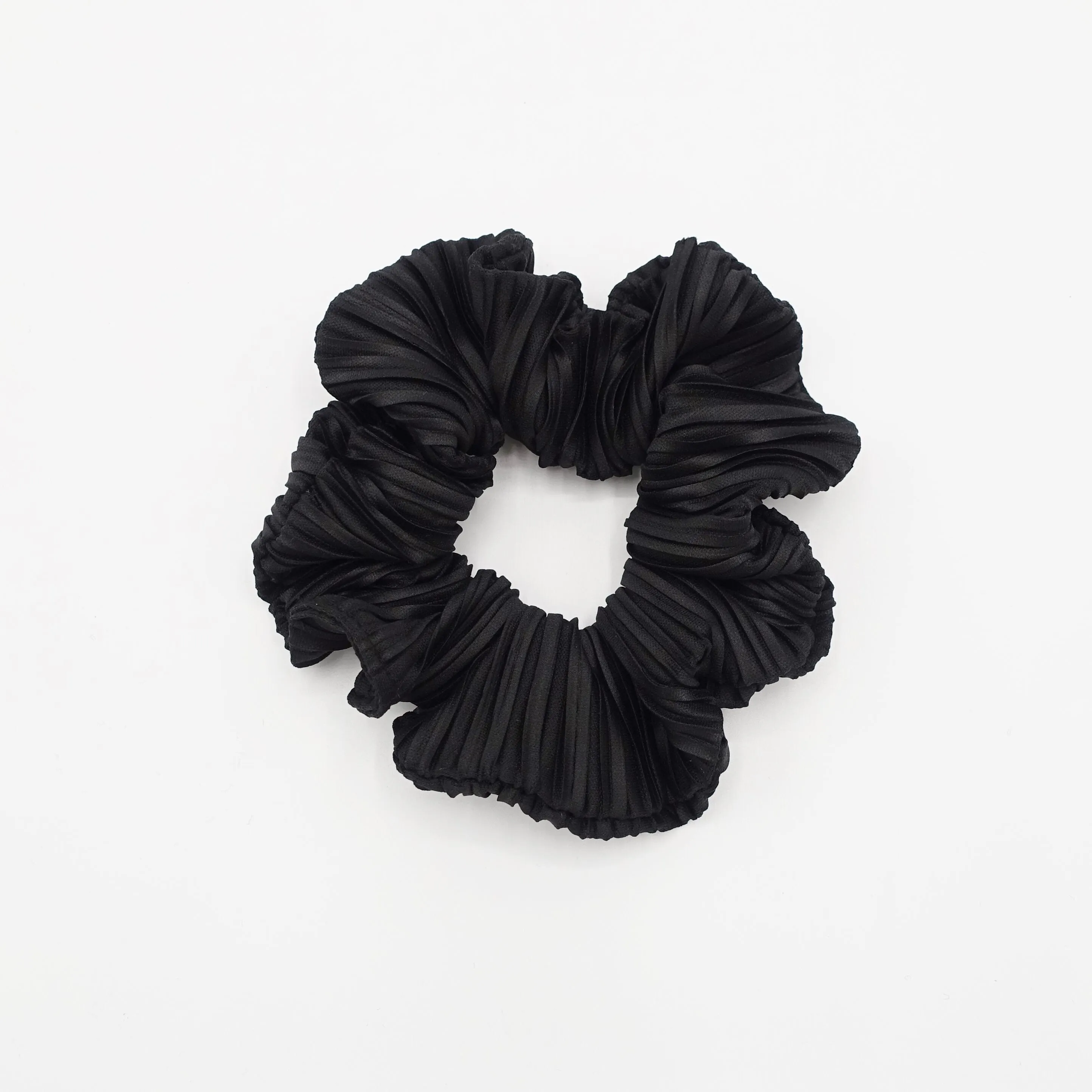 solid pleated scrunchies hair elastic women scrunchy accessories for women