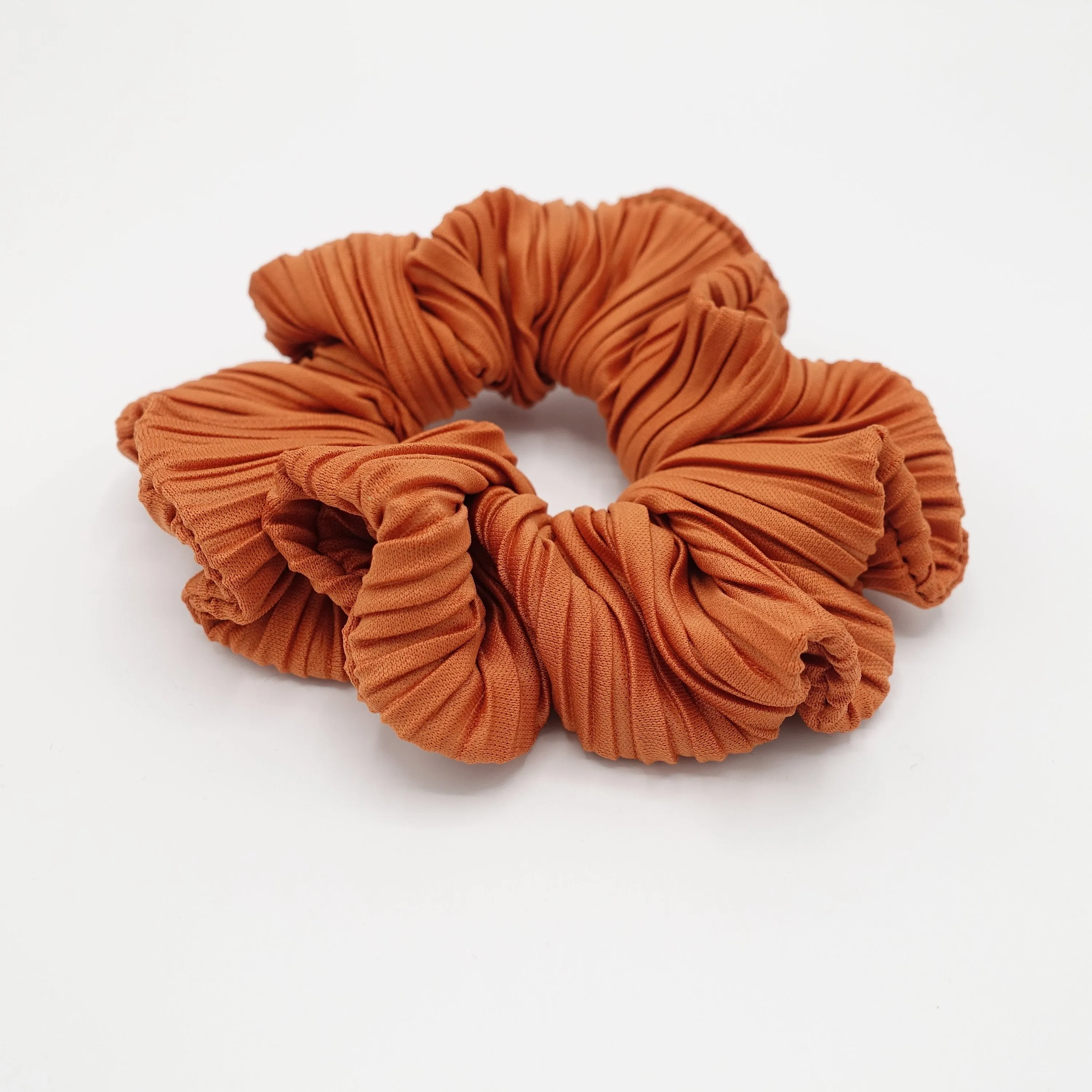 solid pleated scrunchies hair elastic women scrunchy accessories for women