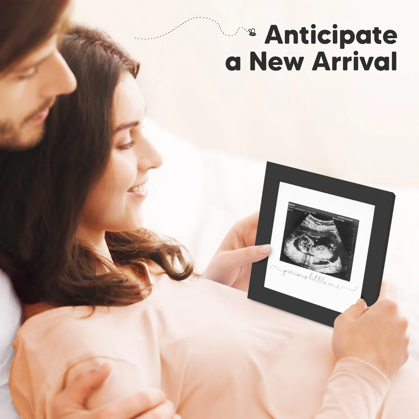 Solo Baby Sonogram Frame (Onyx Black)