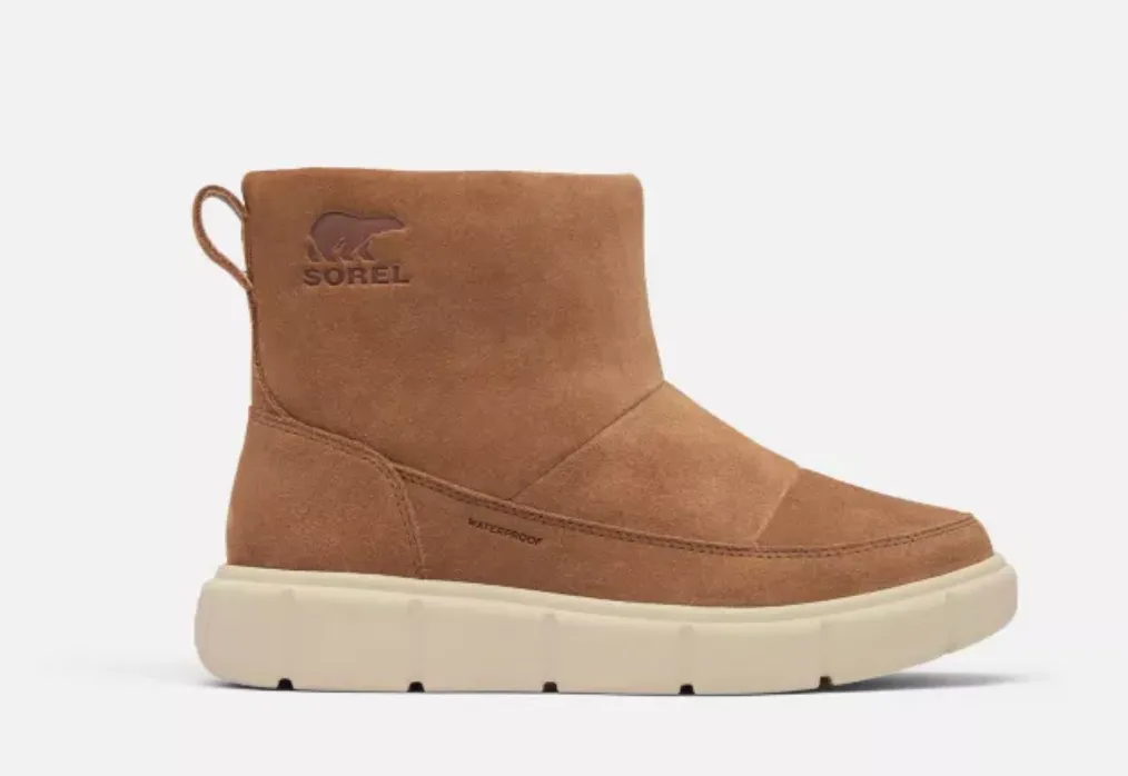 Sorel Tan Explorer 111 Slip On Boot