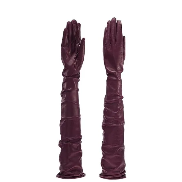 Sorrento | Opera Length Leather Gloves (60cm)