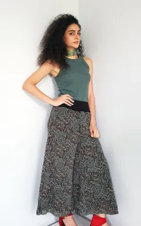 Southwest Gaucho Pants - Sheer Chiffons