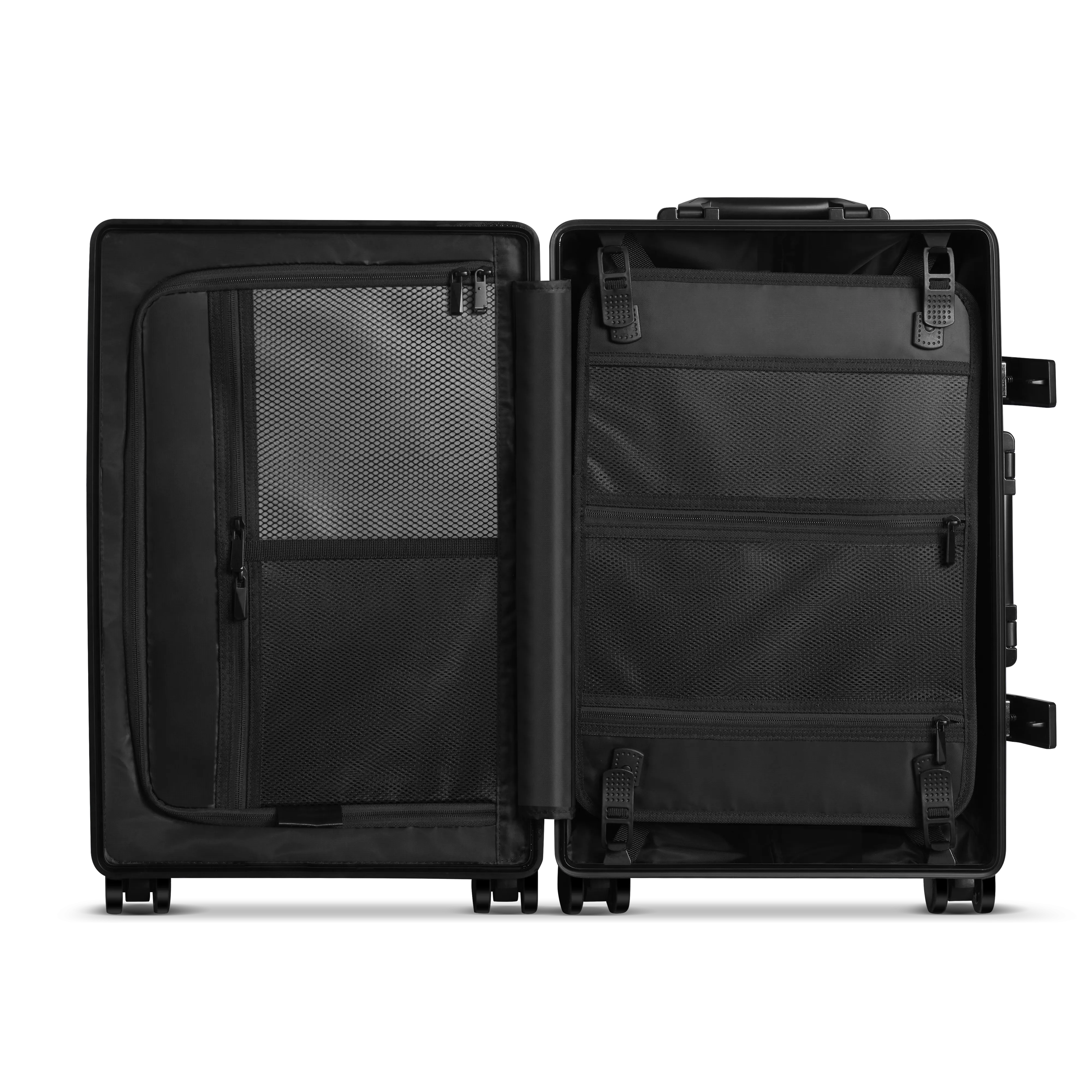 SPACE Aluminum Suitcase Black