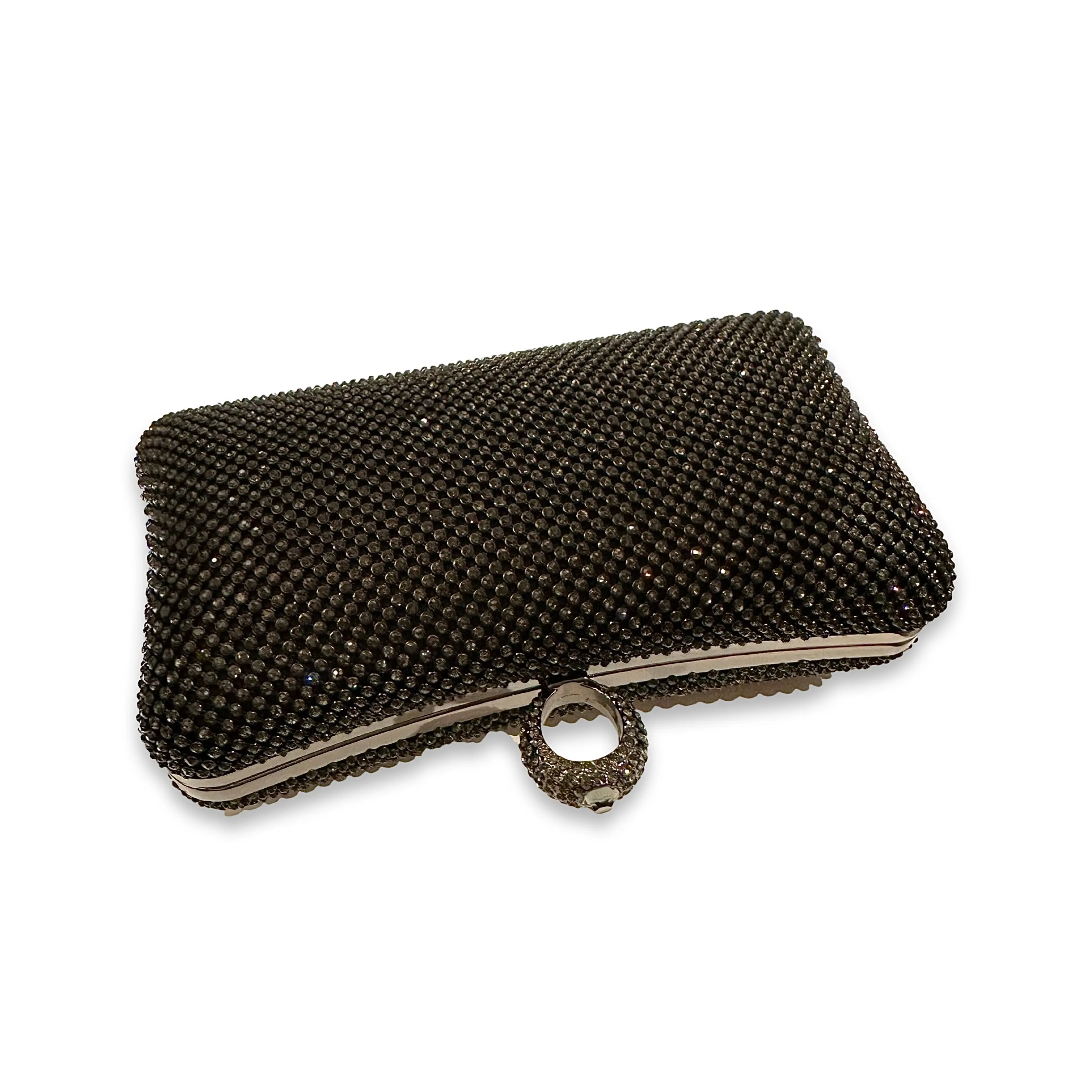 Sparkle Pillow Ring Evening Clutch