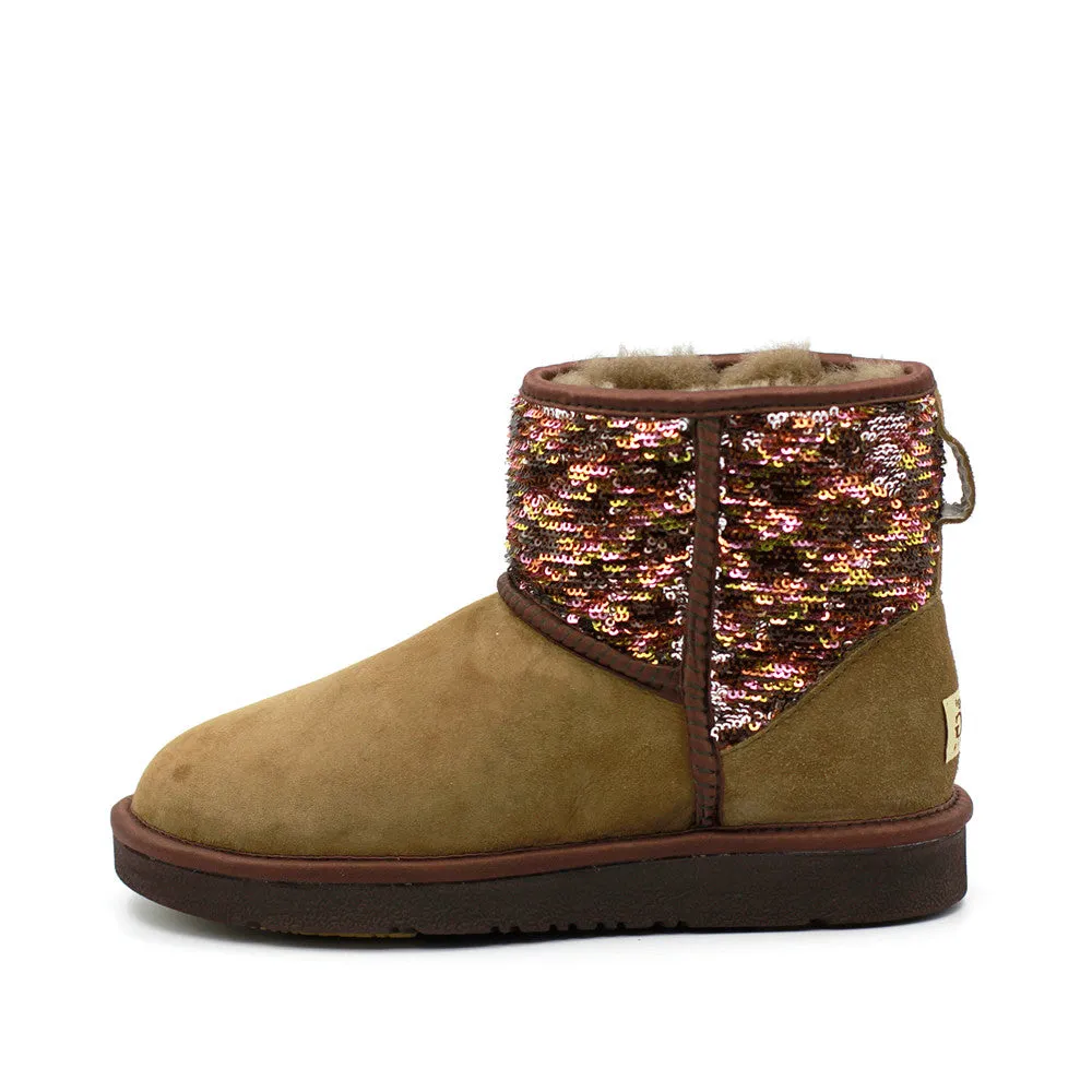 Sparkle Short Ugg Boot - Mushroom