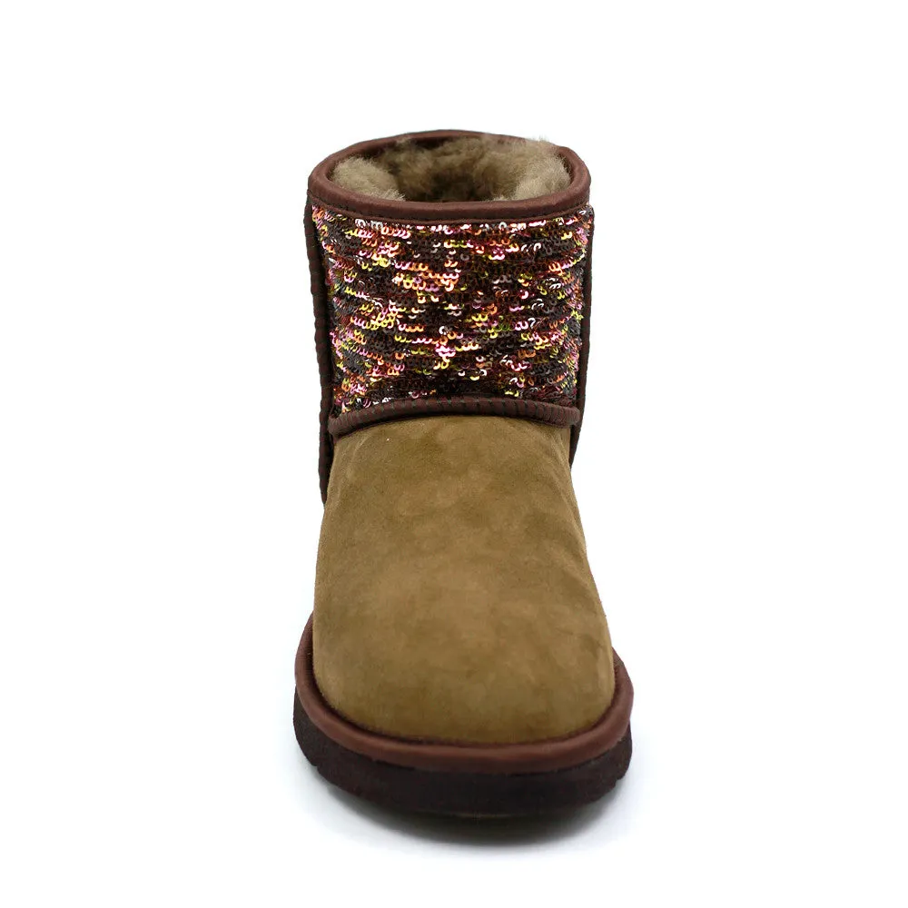 Sparkle Short Ugg Boot - Mushroom