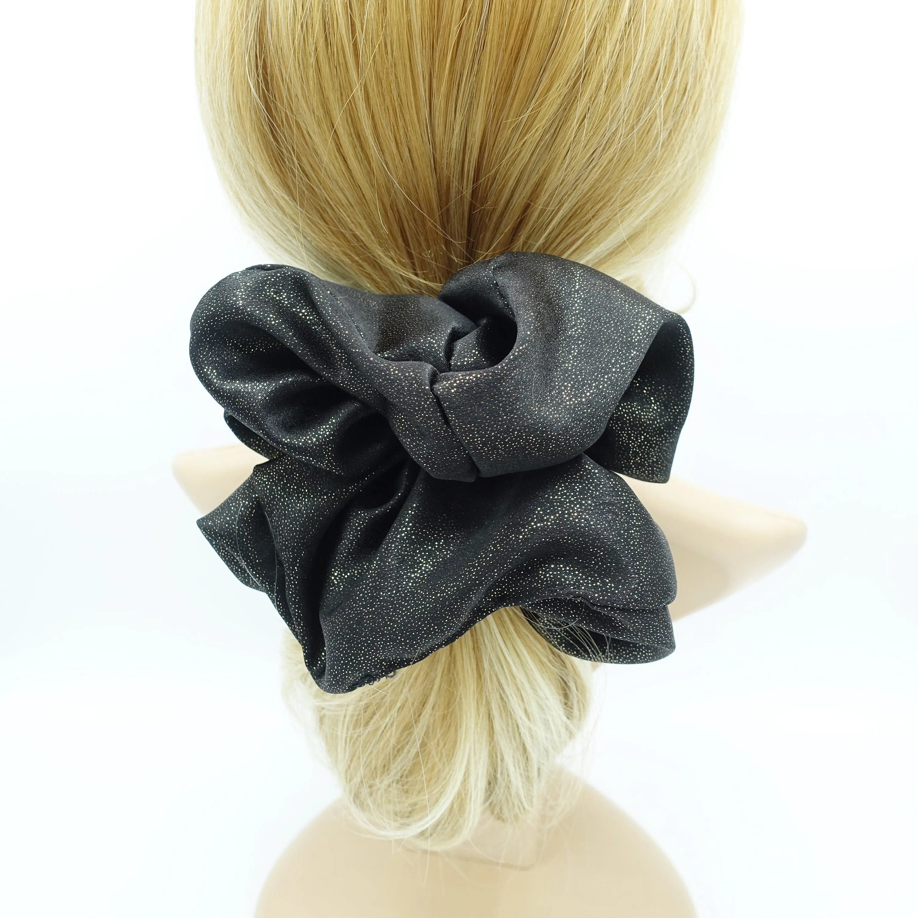 sparkly oversized  scrunchies large hair scrunchies hair accessory for women