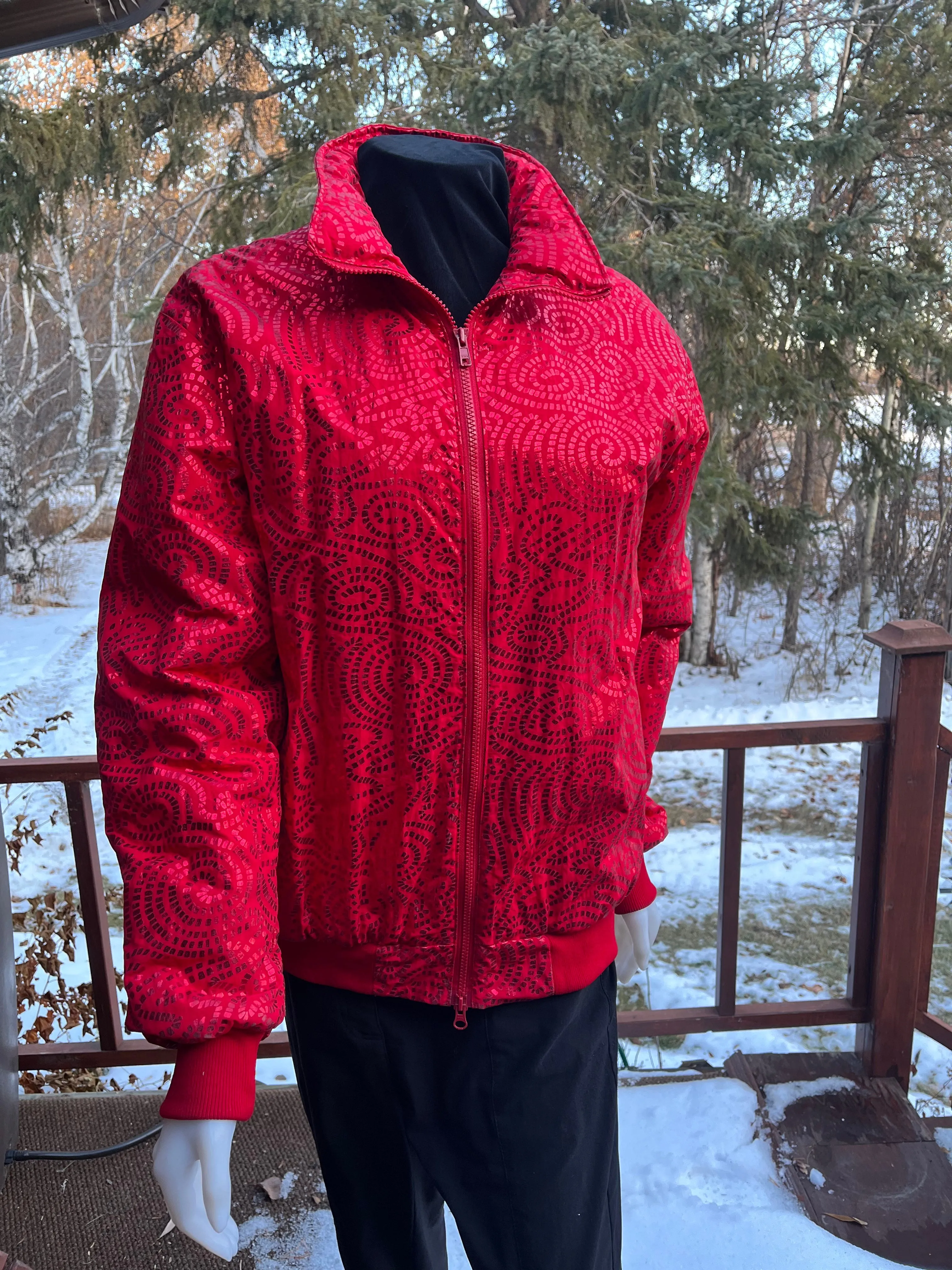 Sparkly Red Bomber