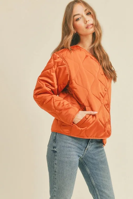 Spice Quilted Jacket - Final Sale