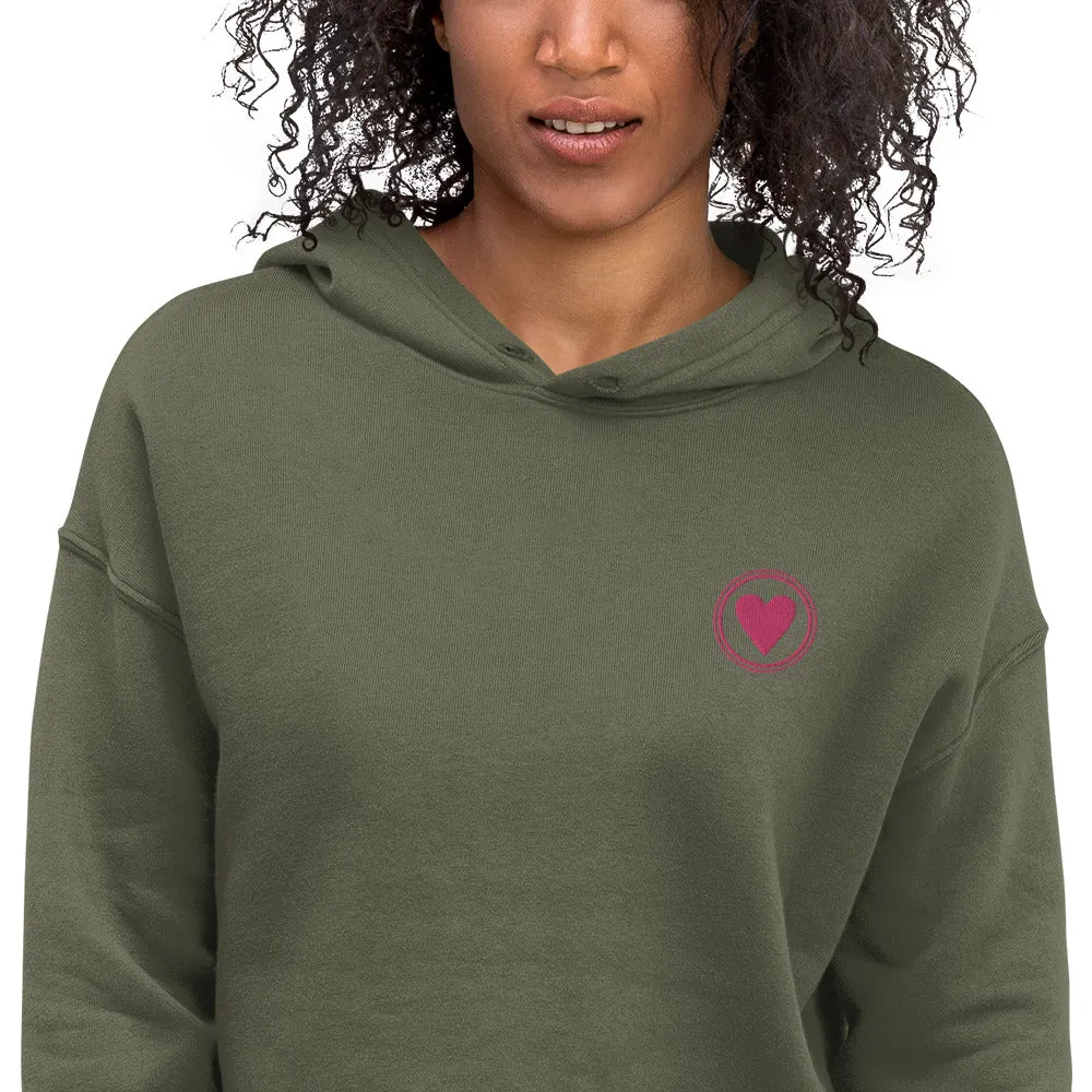 Spread Love | Crop Hoodie