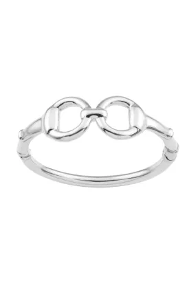 SS27 Snaffle Bit Hinged Bangle