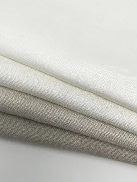 Stain Resistant Medium Heavy Weight 100% Linen Weave Fabric By The Yard/CL1124