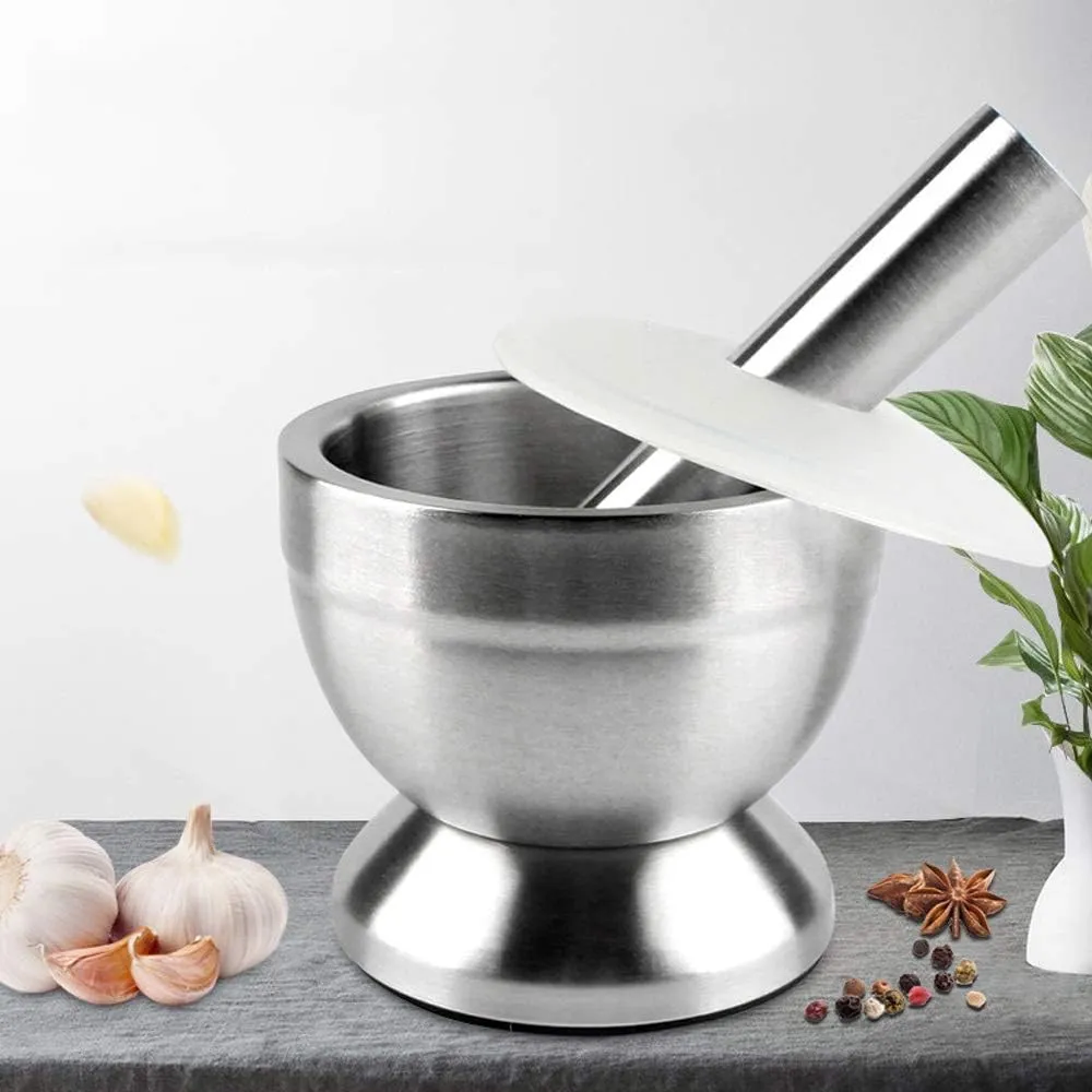 Stainless Steel Mortar and Pestle Spice Grinder