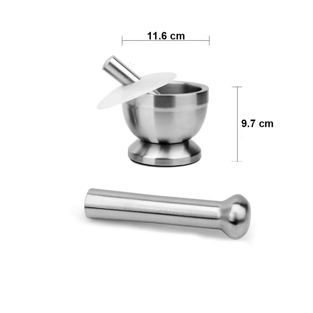 Stainless Steel Mortar and Pestle Spice Grinder