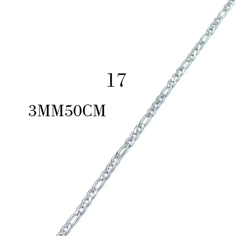 Stainless Steel Necklaces For Women DIY Jewelry Beads Choker Rope Chains Never Fade Pendant Cuban Necklace  2020