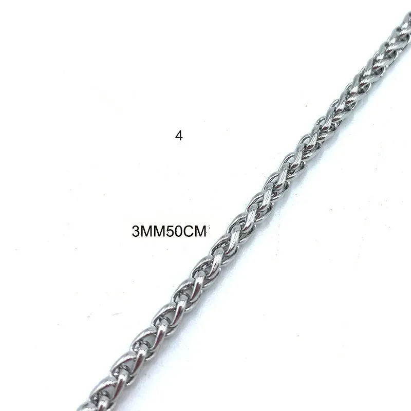 Stainless Steel Necklaces For Women DIY Jewelry Beads Choker Rope Chains Never Fade Pendant Cuban Necklace  2020