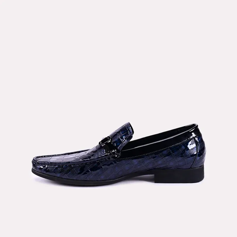 Stalker Blue Moccasin Dress Shoes 0111057